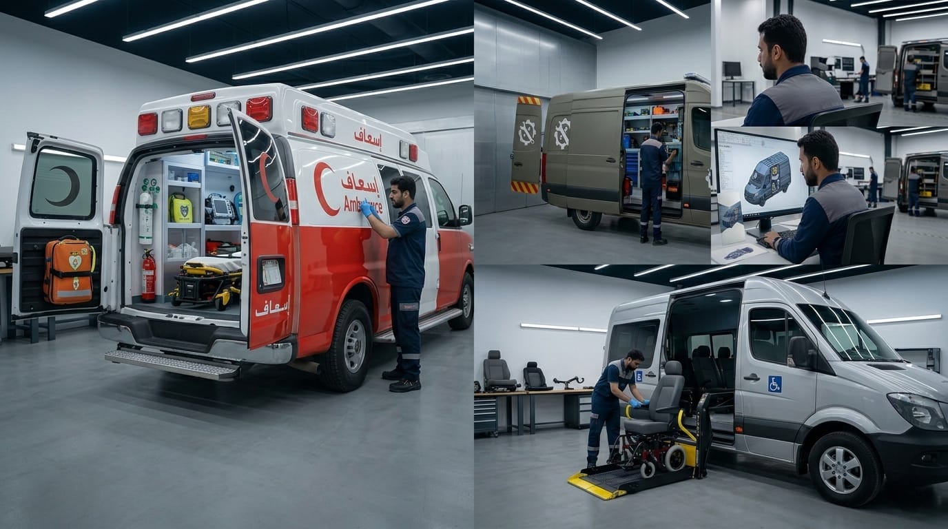 Specialized vehicle processing sector